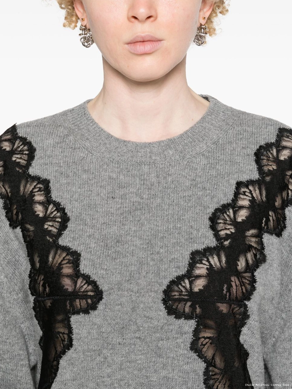 Affordable wool McCartney lace-detail Stella Women minidress 0818